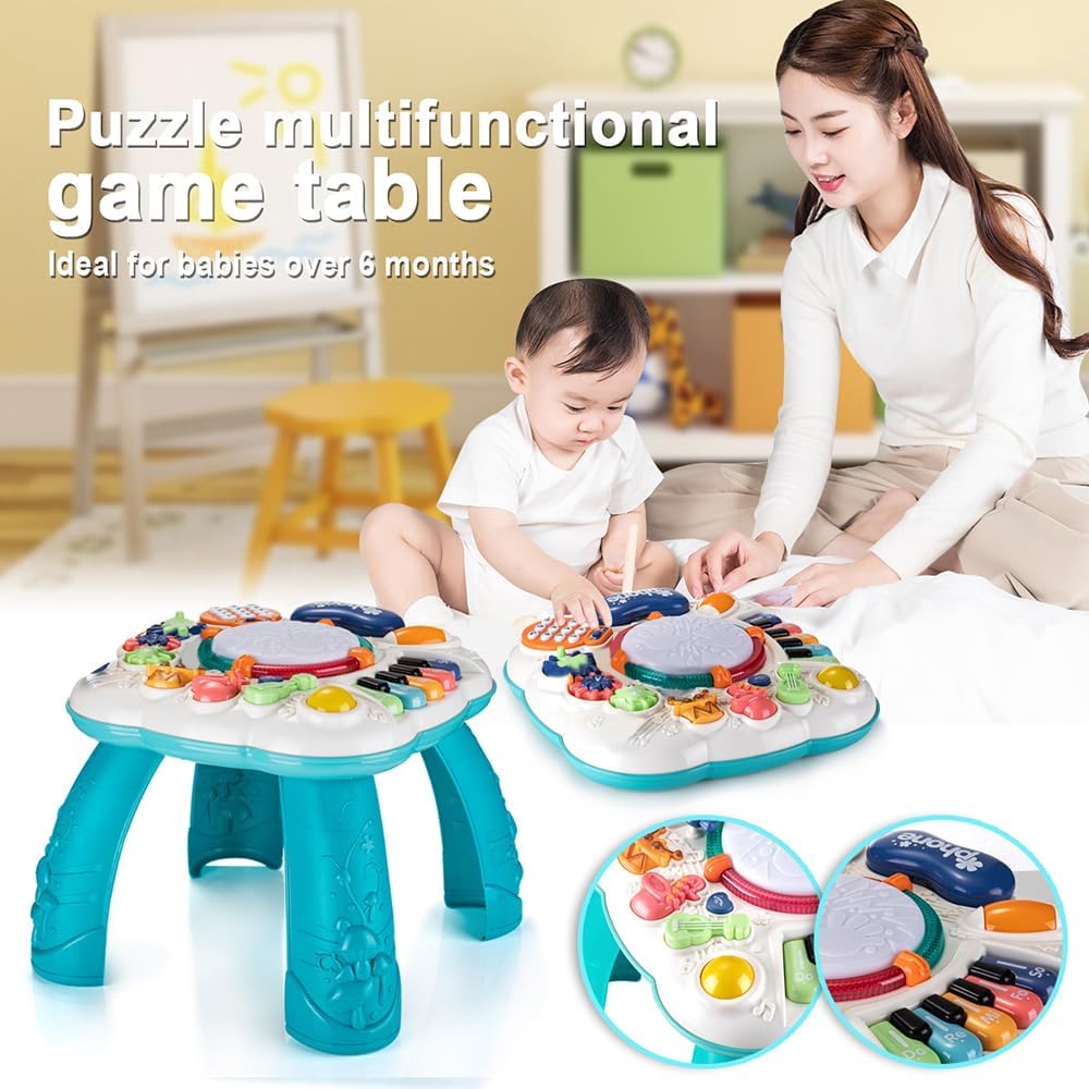 Baby Toy- Engaging Baby Musical Toys for 6 12 18 Months Old- Safe, Sturdy, and Fun (11.8 x 11.8 x 12.2 inches)