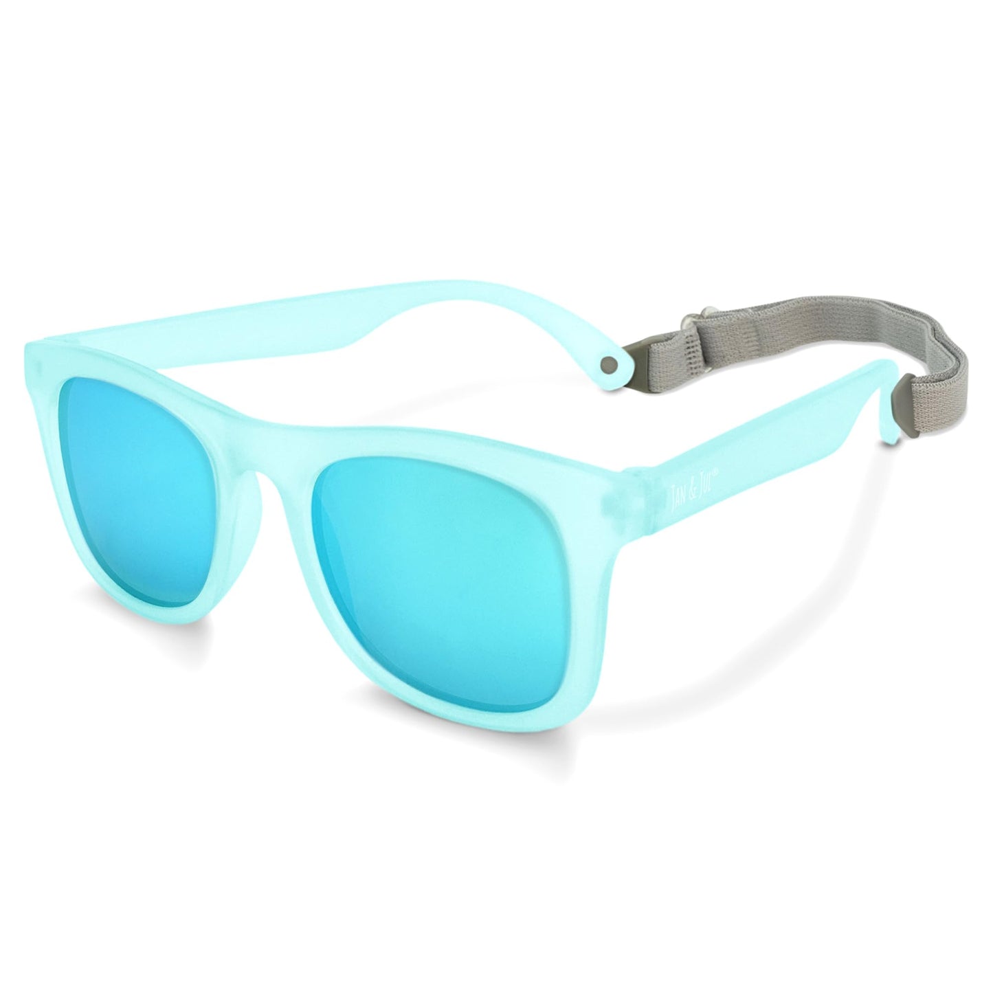 JAN & JUL Baby Toddler Kids’ Flexible UV-400 Polarized Sun-glasses with Strap for Girls Boys