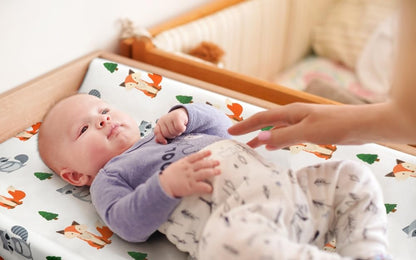 4 Pack Changing Pad Covers Woodland Forest Animals Wood Neutral Unisex Fitted Baby Changing Pad Cover Set for Baby Boys or Girls