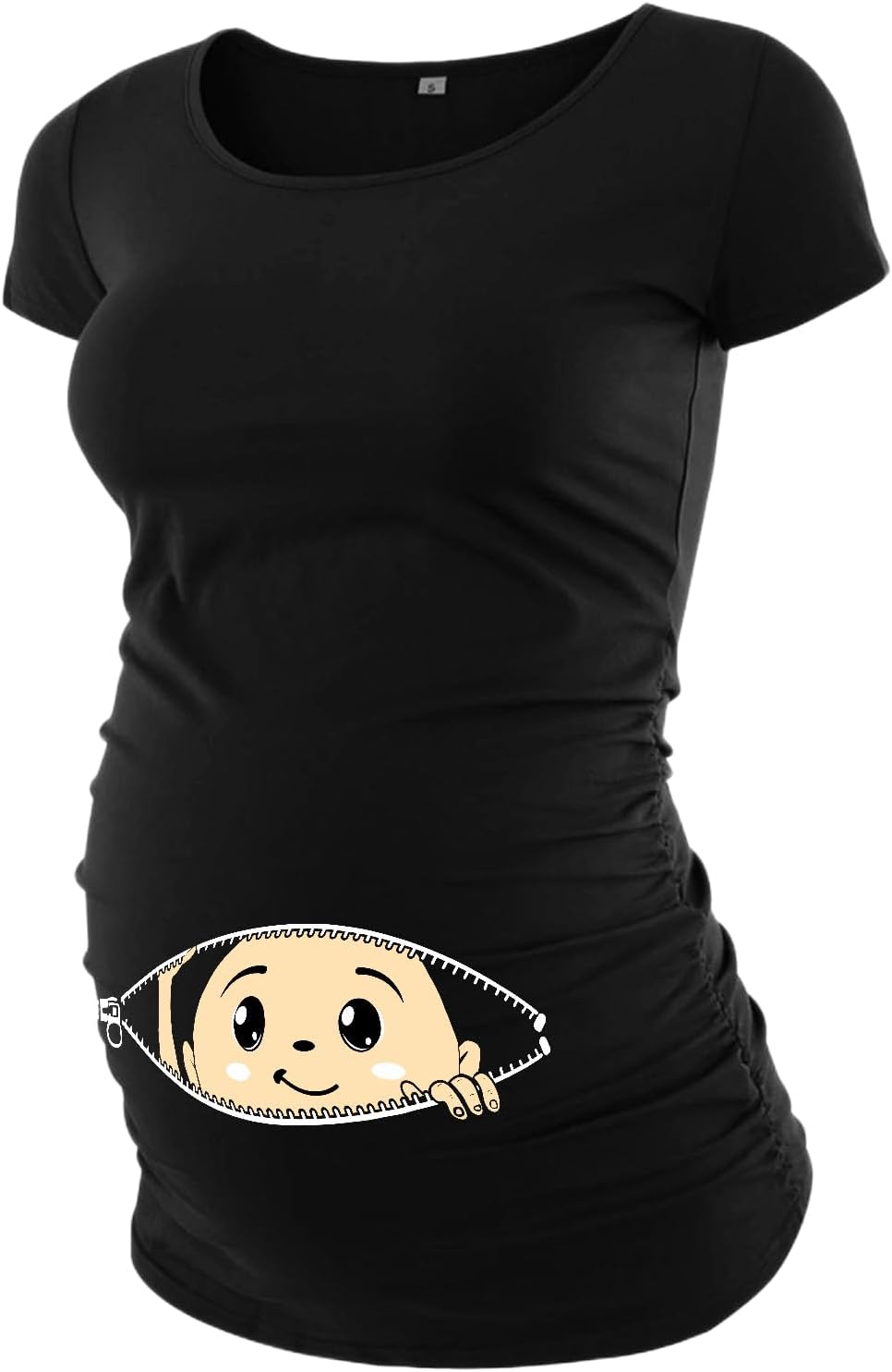 Pack of 3 Maternity Shirts for Women - Casual Graphic Pregnancy Announcement Shirt for Mom to Be