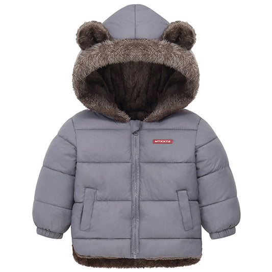 Fairy Baby Infant Baby Winter Coat Cute Teddy Bear Hooded Jacket Warm Fleece Outerwear Windproof Toddler Boys Girl 6M-4T