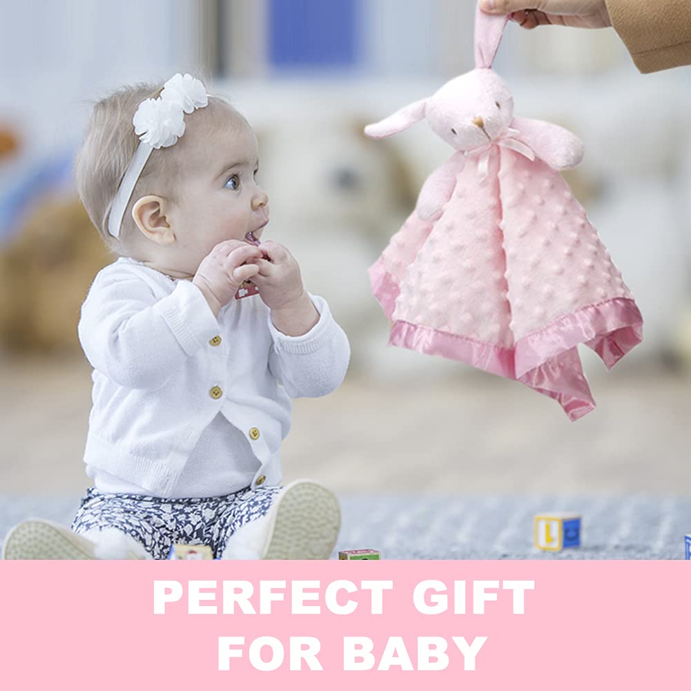 Pro Goleem Elephant Security Blanket, Soft Lovey Unisex Lovie Baby Gifts for Boys and Girls Snuggle Toy Stuffed Animal Newborn Essentials and Items Grey 16 Inch