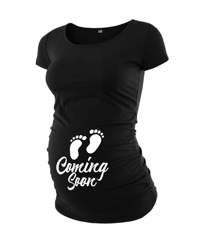 Pack of 3 Maternity Shirts for Women - Casual Graphic Pregnancy Announcement Shirt for Mom to Be