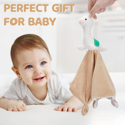 Pro Goleem Elephant Security Blanket, Soft Lovey Unisex Lovie Baby Gifts for Boys and Girls Snuggle Toy Stuffed Animal Newborn Essentials and Items Grey 16 Inch