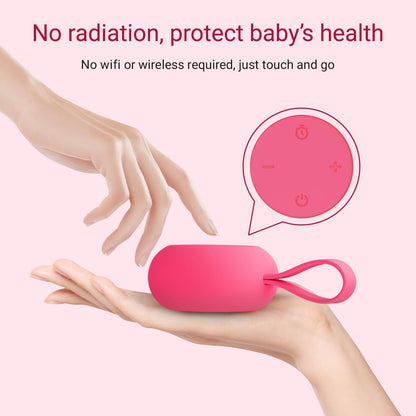 Portable Baby Sound Machine [White Noise for Babies Kids Adults][Timer Function][12 Soothing Sounds][Sleep Soother] 15 Hours Battery Life, Travel,Registry,Gifts,Shower,Clips on Baby Stroller