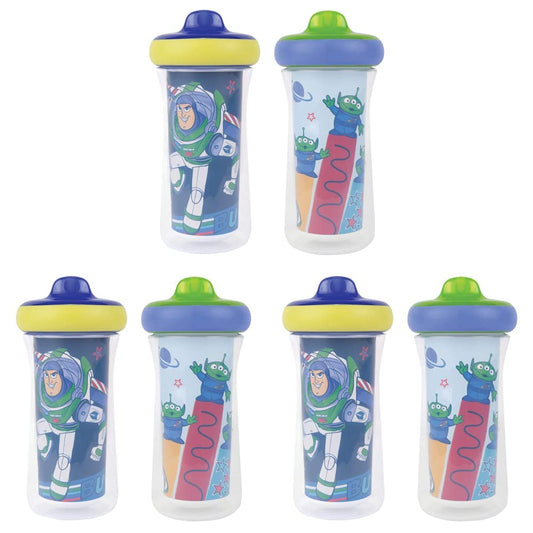 The First Years Disney Minnie Mouse Insulated Sippy Cups - Insulated Toddler Cups with Bite-Resistant Hard Spout - 9 Ounces - 2 Count