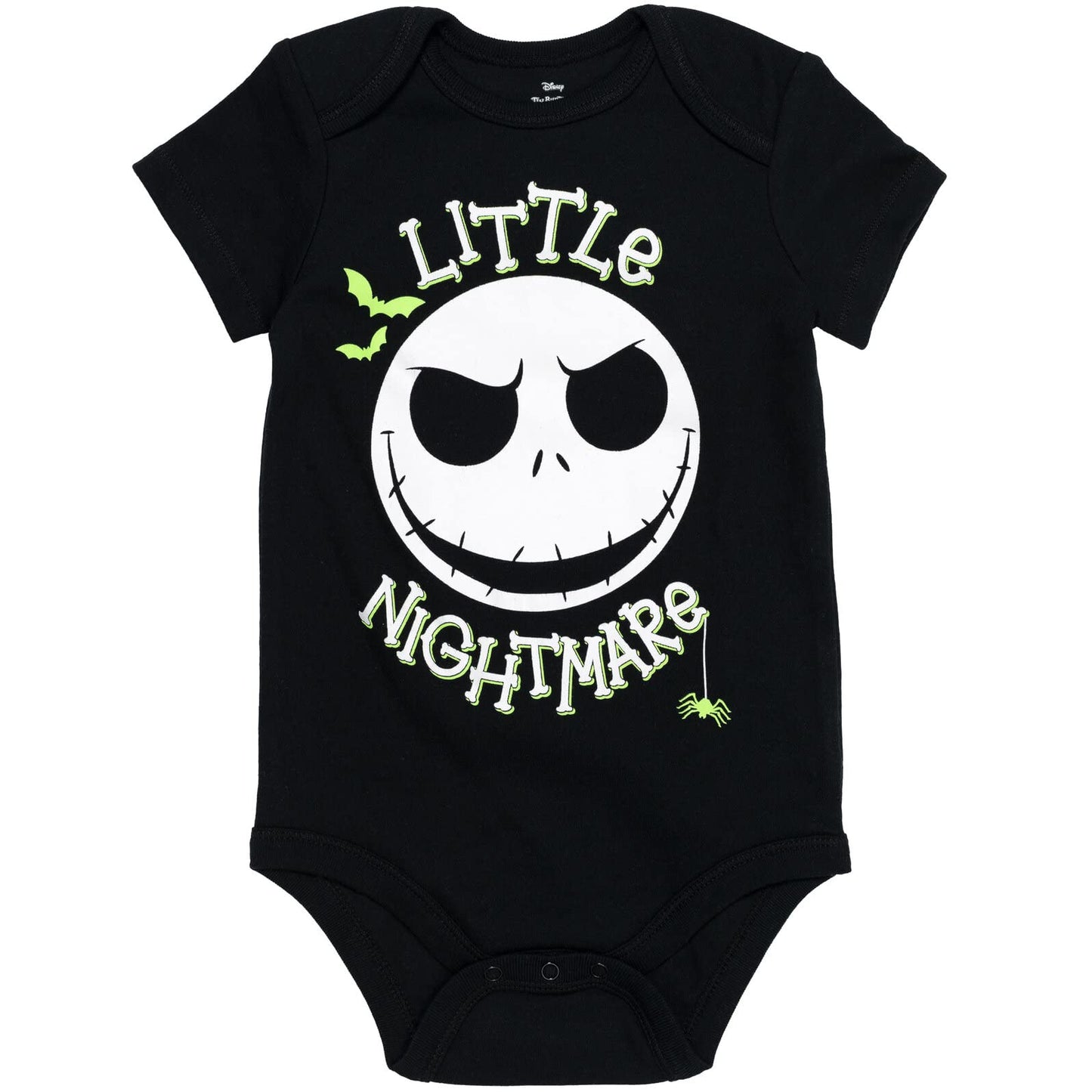 Disney Nightmare Before Christmas Sally Jack Skellington Baby Girls 5 Pack Bodysuits Newborn to Infant