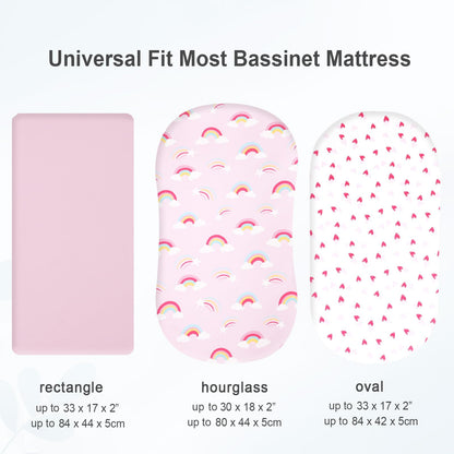 david's kids 3 Pack Fitted Crib Sheets, Ultra Soft Breathable Comfortable Baby Sheet Set for Boys Girls Neutral, 28x52 Inch Fits Standard Crib and Toddler Mattresses, Dinosaur