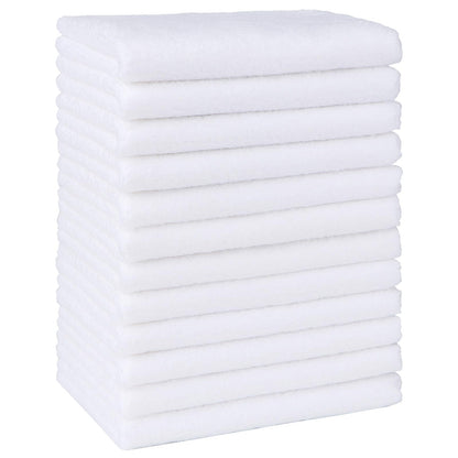 HOMEXCEL Baby Washcloths 24 Pack-Microfiber Coral Fleece Baby Bath Face Towel 7 x 9 Inch Extra Absorbent and Soft Burp Cloth and Wash Cloths for Newborn-Infants and Toddlers-Gentle On Sensitive Skin