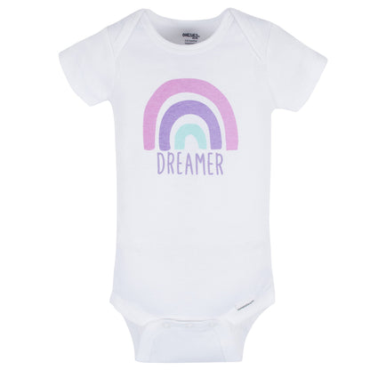 Onesies Brand Baby Girls' 8-pack Short Sleeve Mix & Match Bodysuits