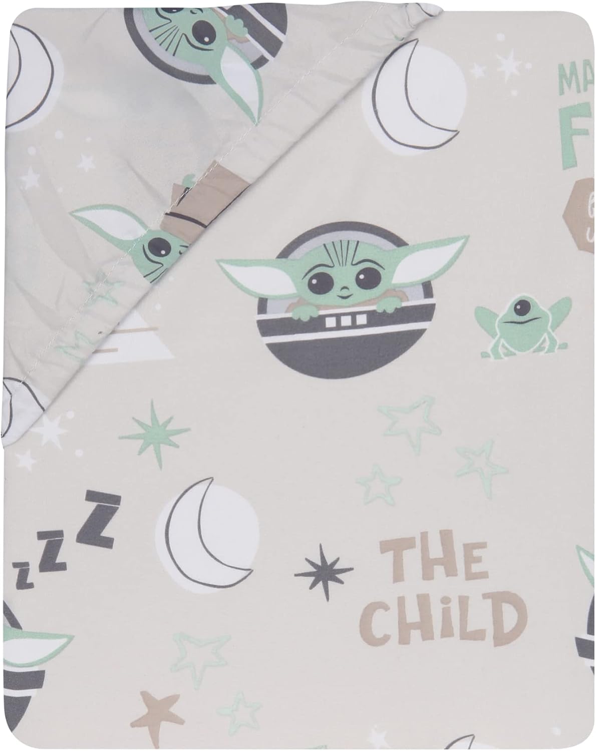 Lambs & Ivy Disney Baby Forever Mickey Mouse White Fitted Crib Sheet