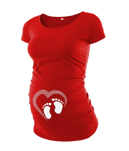Pack of 3 Maternity Shirts for Women - Casual Graphic Pregnancy Announcement Shirt for Mom to Be