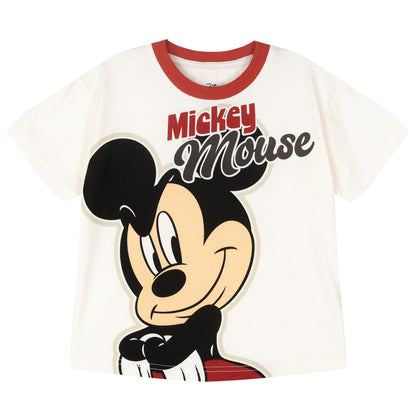 Disney Mickey Mouse T-Shirt and Shorts Outfit Set Infant to Big Kid Sizes (12 Months - 12)
