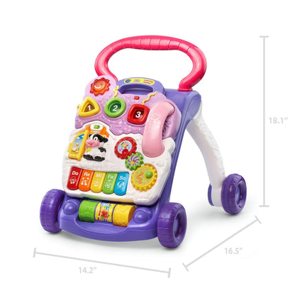 VTech Sit-to-Stand Learning Walker (Frustration Free Packaging), Blue