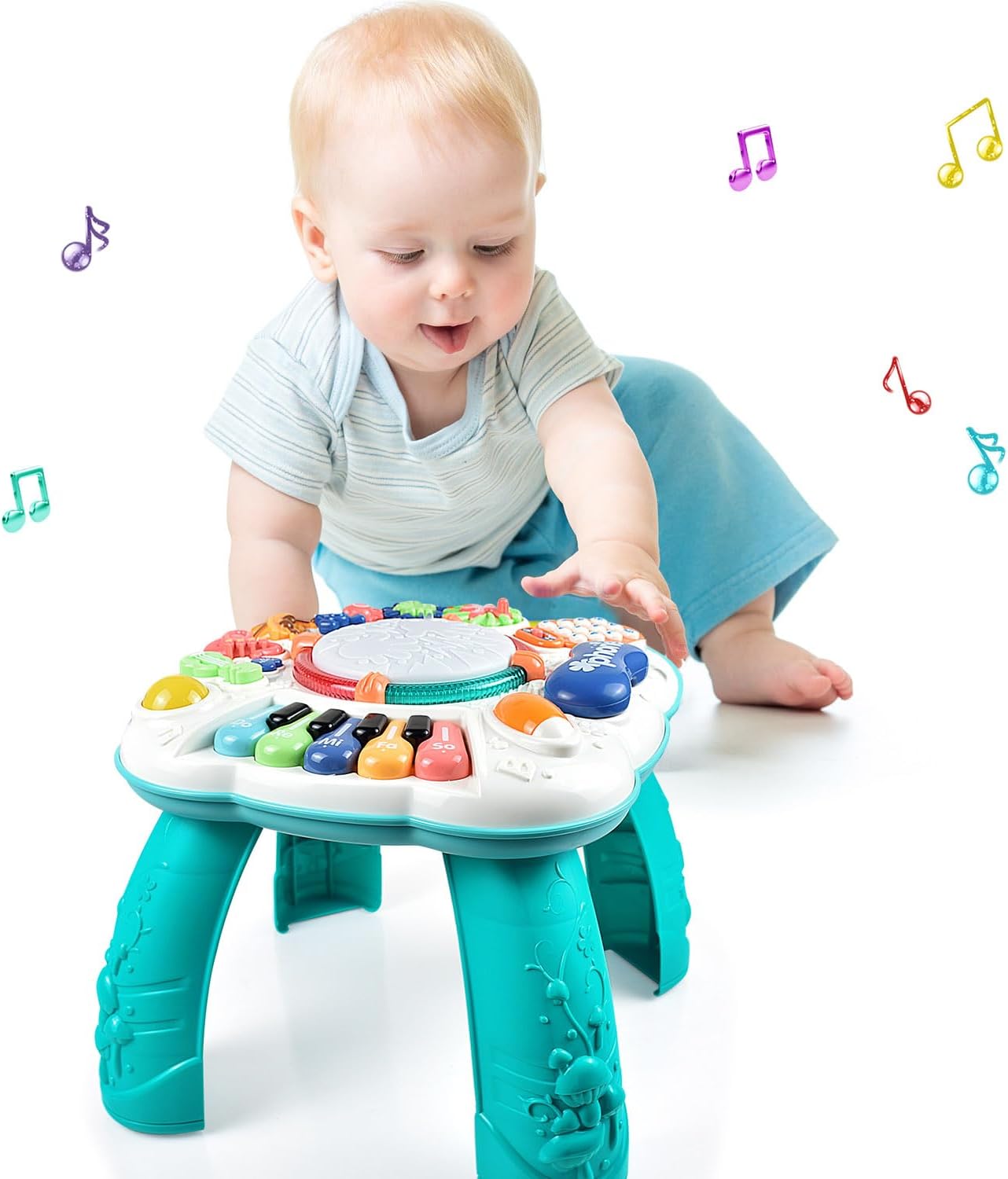 Baby Toy- Engaging Baby Musical Toys for 6 12 18 Months Old- Safe, Sturdy, and Fun (11.8 x 11.8 x 12.2 inches)