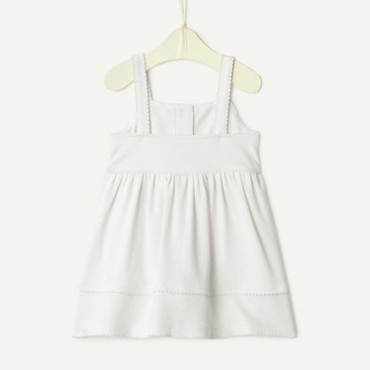 Amazon Essentials x Sofia Grainge Toddlers and Baby Girls' Cotton Casual Fit and Flare Dress