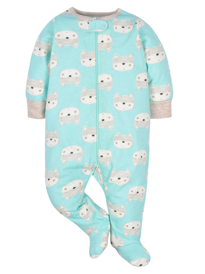 Gerber Baby-Girls 4 Pack Sleep 'N Play Footie