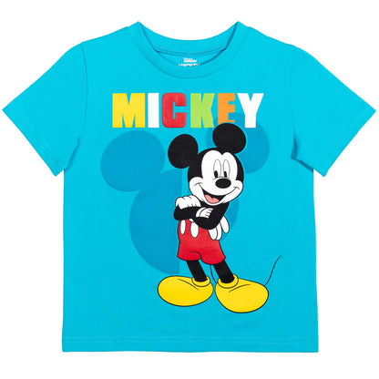 Disney Mickey Mouse T-Shirt and Shorts Outfit Set Infant to Big Kid Sizes (12 Months - 12)