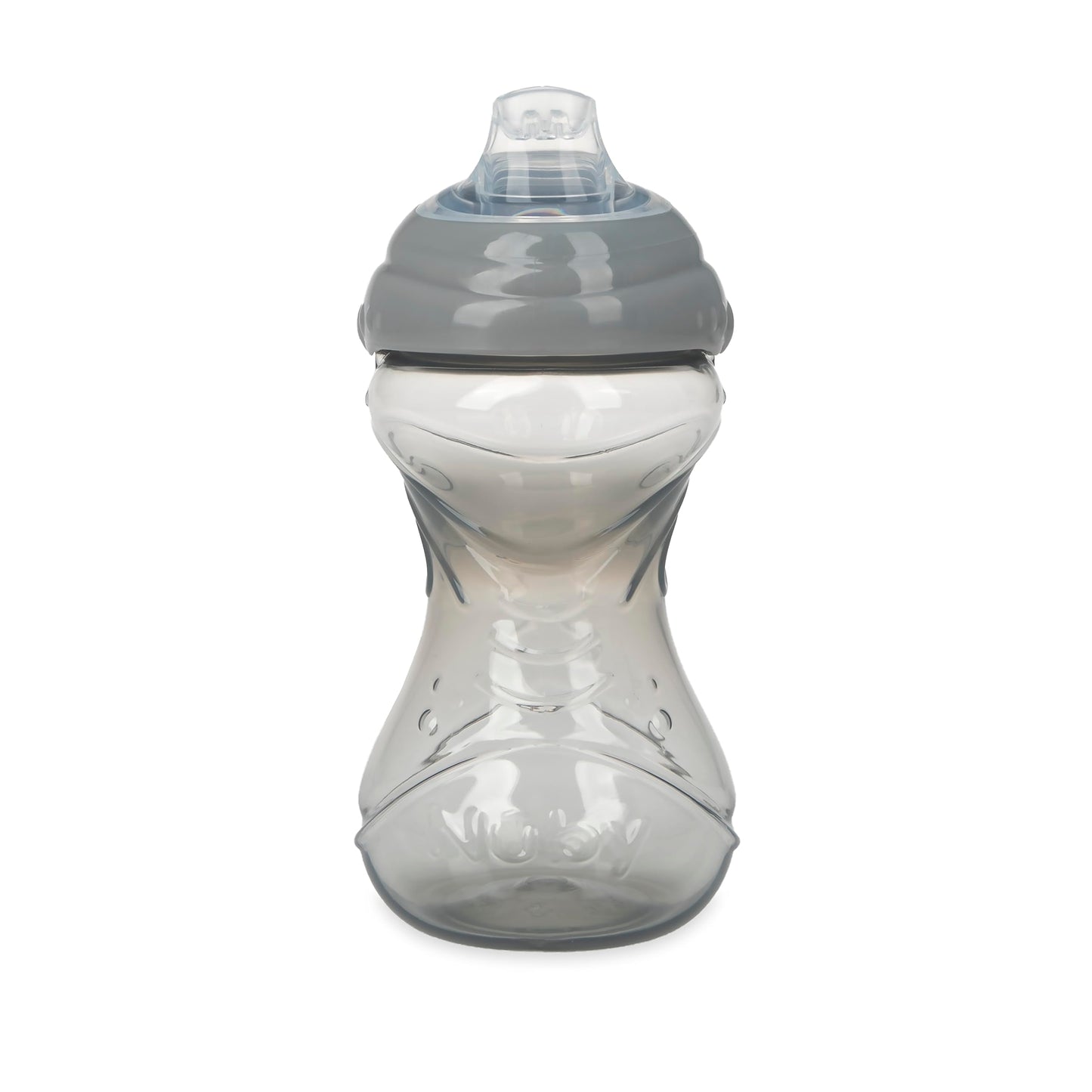 Nuby Clik-It Soft Spout No-Spill Easy Grip Sippy Cup - (3-Pack) 10 Oz - 6+ Months - Neutral