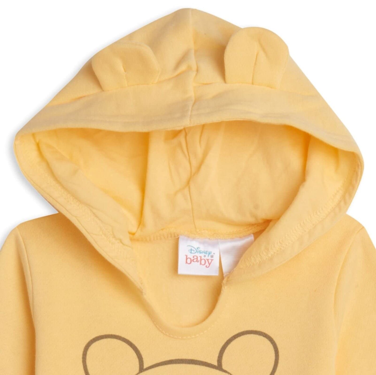 Disney Classics Winnie the Pooh Mickey Mouse Baby Hoodie Bodysuit and Pants 3 Piece Outfit Set (Newborn - 24 Months)