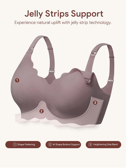 Angelhood Nursing Bras for Breastfeeding Ultra Comfort Seamless Maternity Bra Pack Wireless Pregnancy Bralette Bra Extender