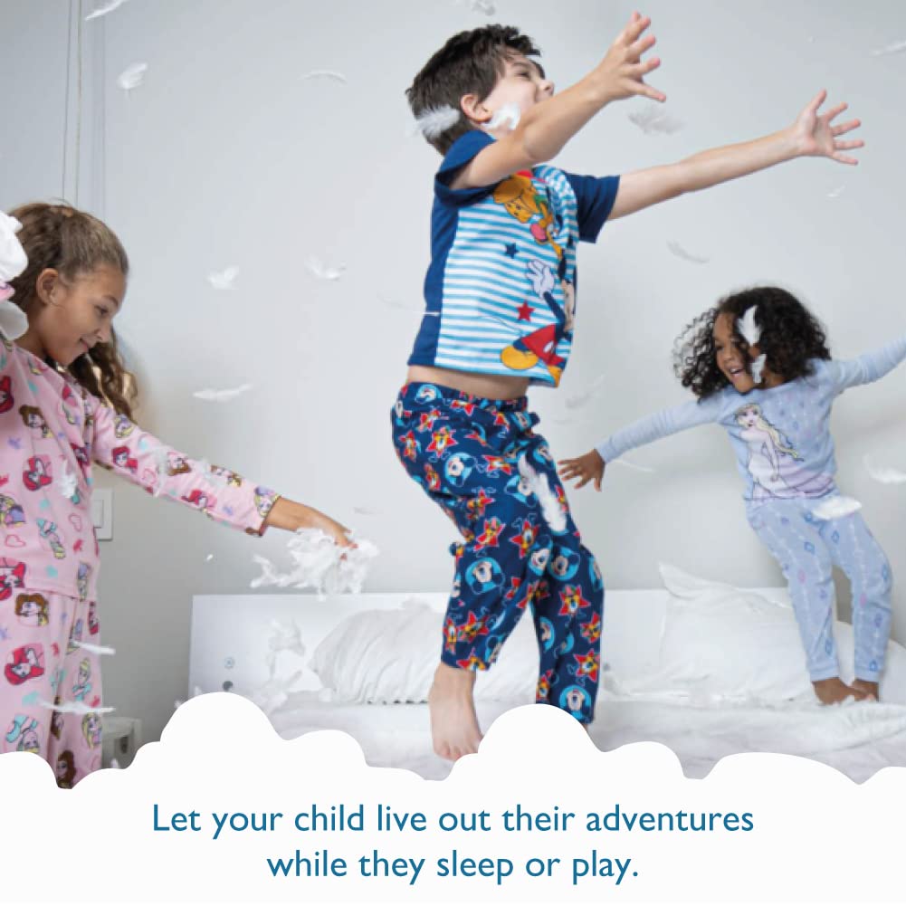Disney Unisex Kids' 6-piece Snug-fit Cotton Matching Comfortable Pajama Set, Soft & Cute for Kids