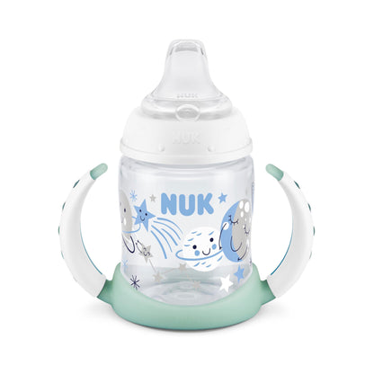 NUK Learner Cup, 6+ Months, Fun Fruits and Animals, Amazon Exclusive Collection, 5 Oz, Pack of 2 – BPA Free, Soft Spout, Spill Proof Sippy Cup