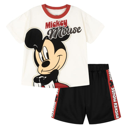 Disney Mickey Mouse T-Shirt and Shorts Outfit Set Infant to Big Kid Sizes (12 Months - 12)