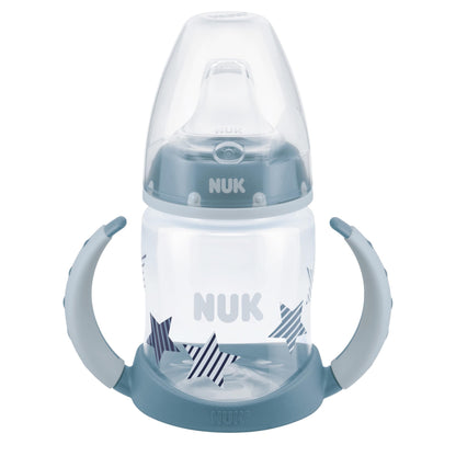 NUK Learner Cup, 6+ Months, Fun Fruits and Animals, Amazon Exclusive Collection, 5 Oz, Pack of 2 – BPA Free, Soft Spout, Spill Proof Sippy Cup