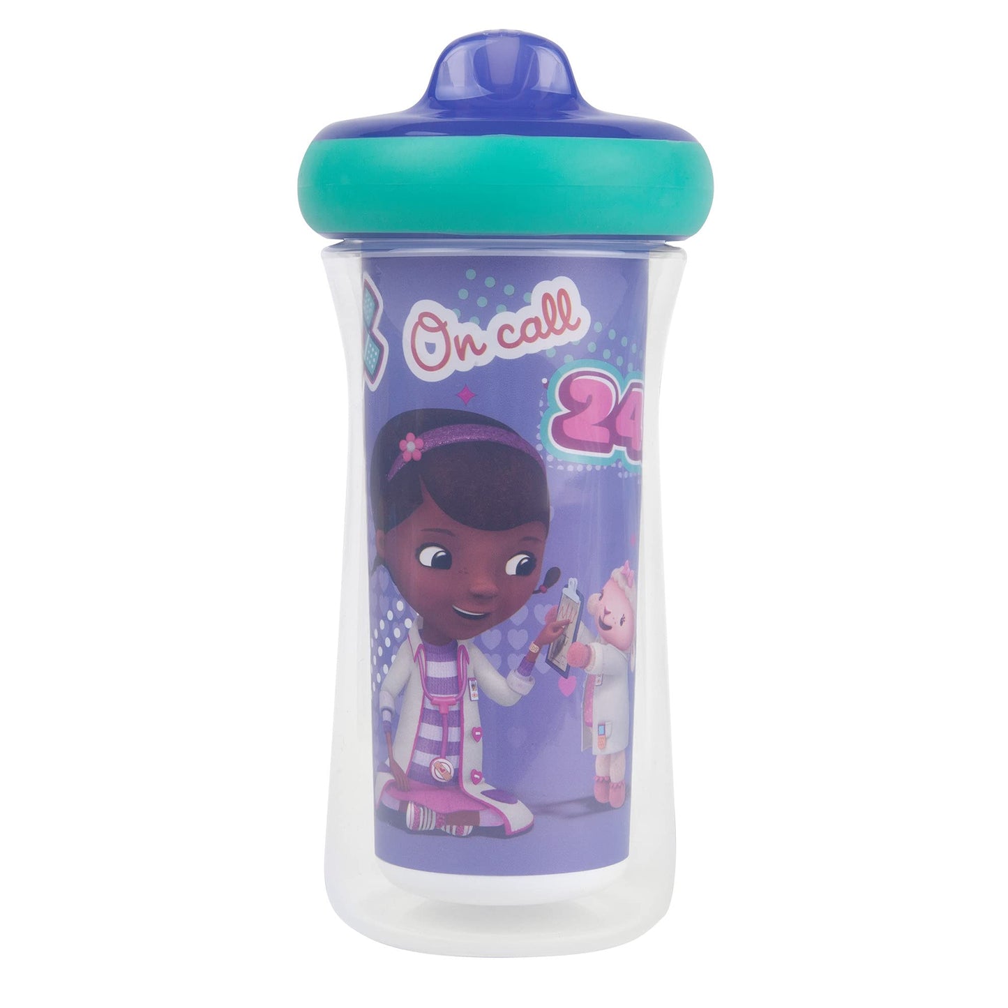 The First Years Disney Minnie Mouse Insulated Sippy Cups - Insulated Toddler Cups with Bite-Resistant Hard Spout - 9 Ounces - 2 Count