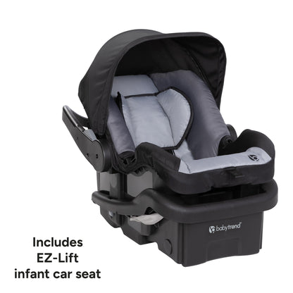 Baby Trend Venture 3-Wheel Stroller Travel System, Stellar Grey