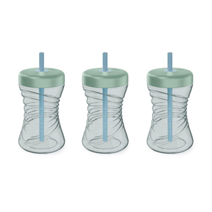 NUK Fun Grips Hard Spout Sippy Cup, 10 oz. | Easy to Hold, BPA Free, Spill Proof Toddler Cup, 4pk