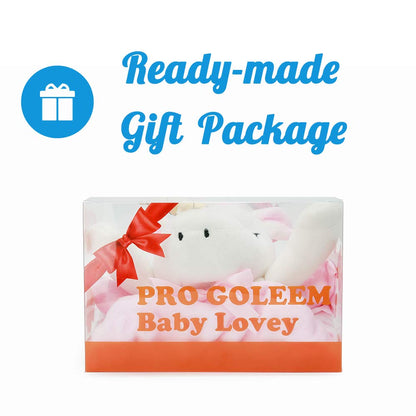 Pro Goleem Elephant Security Blanket, Soft Lovey Unisex Lovie Baby Gifts for Boys and Girls Snuggle Toy Stuffed Animal Newborn Essentials and Items Grey 16 Inch