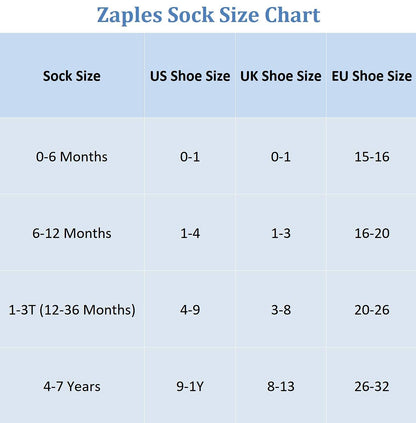 Zaples Baby Non Slip Grip Ankle Socks with Non Skid Soles for Infants Toddlers Kids Boys Girls