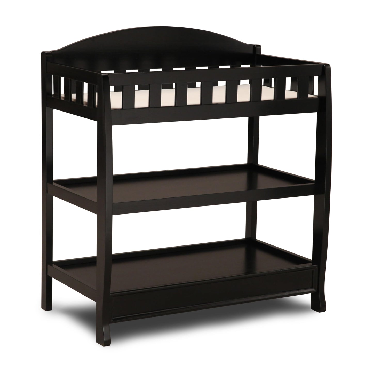 Delta Children Infant Changing Table with Pad, Dark Chocolate