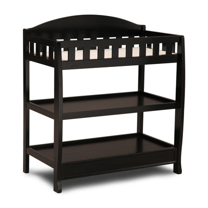 Delta Children Infant Changing Table with Pad, Dark Chocolate