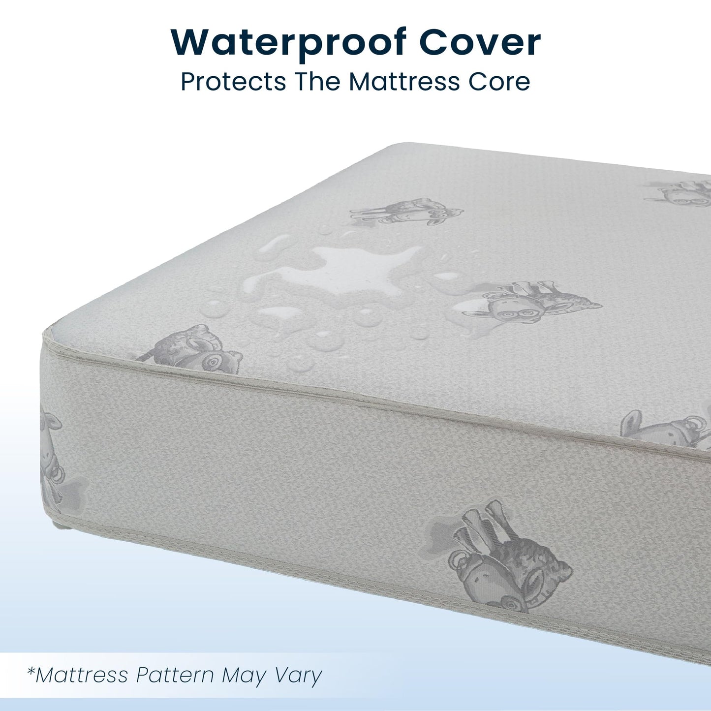 Serta Perfect Start Limited Dual Sided Baby Crib Mattress and Toddler Mattress, Breathable Fiber Core, GREENGUARD Gold Certified, Waterproof, 7 Year Warranty, Made in USA