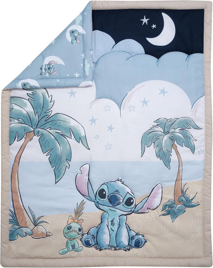 Bedtime Originals Disney Baby Stitch 3-Piece Blue Nursery Crib Bedding Set