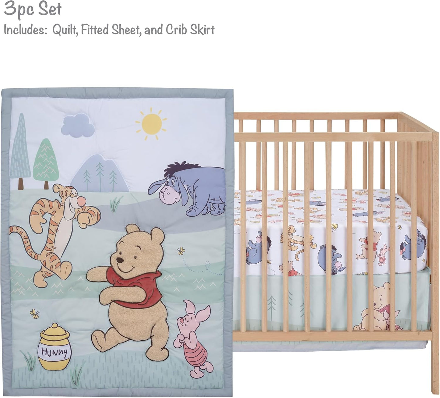 Bedtime Originals Disney Baby Winnie the Pooh & Friends 3-pc Crib Bedding Set