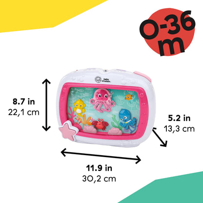 Baby Einstein Sea Dreams Soother Musical Crib Toy and Sound Machine, Newborn and up
