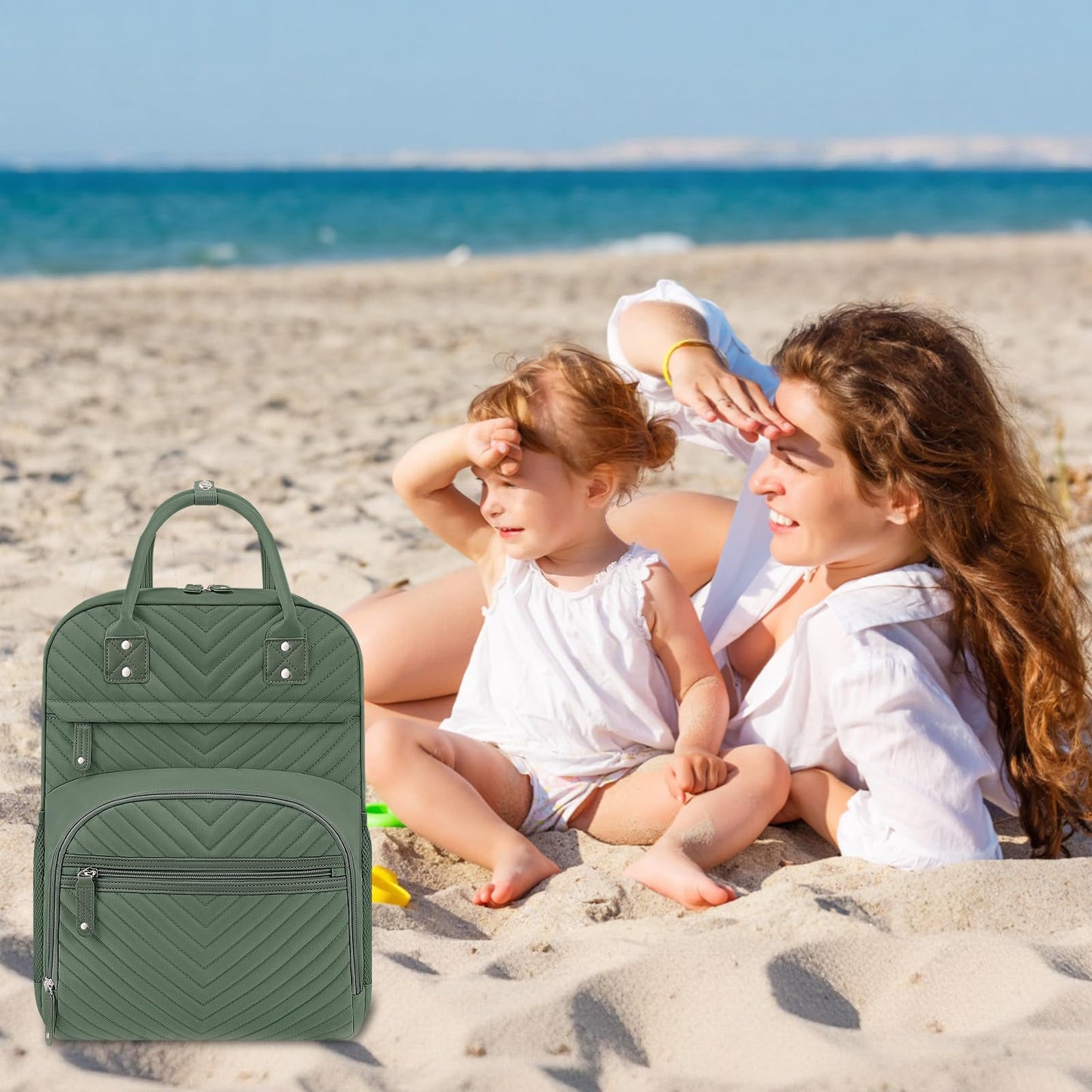 Tenot Diaper Bag Backpack for Women Large Capacity with Insulated Pockets Multifunctional Diaper Bags For Baby Girl Boy Waterproof Baby Bags For Mama Maternity Travel Bag Black