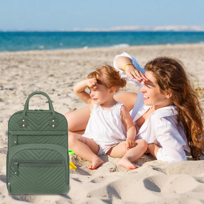 Tenot Diaper Bag Backpack for Women Large Capacity with Insulated Pockets Multifunctional Diaper Bags For Baby Girl Boy Waterproof Baby Bags For Mama Maternity Travel Bag Black