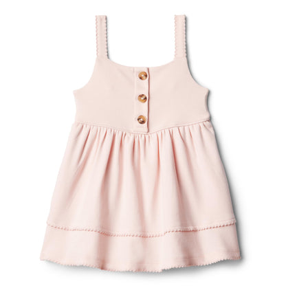 Amazon Essentials x Sofia Grainge Toddlers and Baby Girls' Cotton Casual Fit and Flare Dress