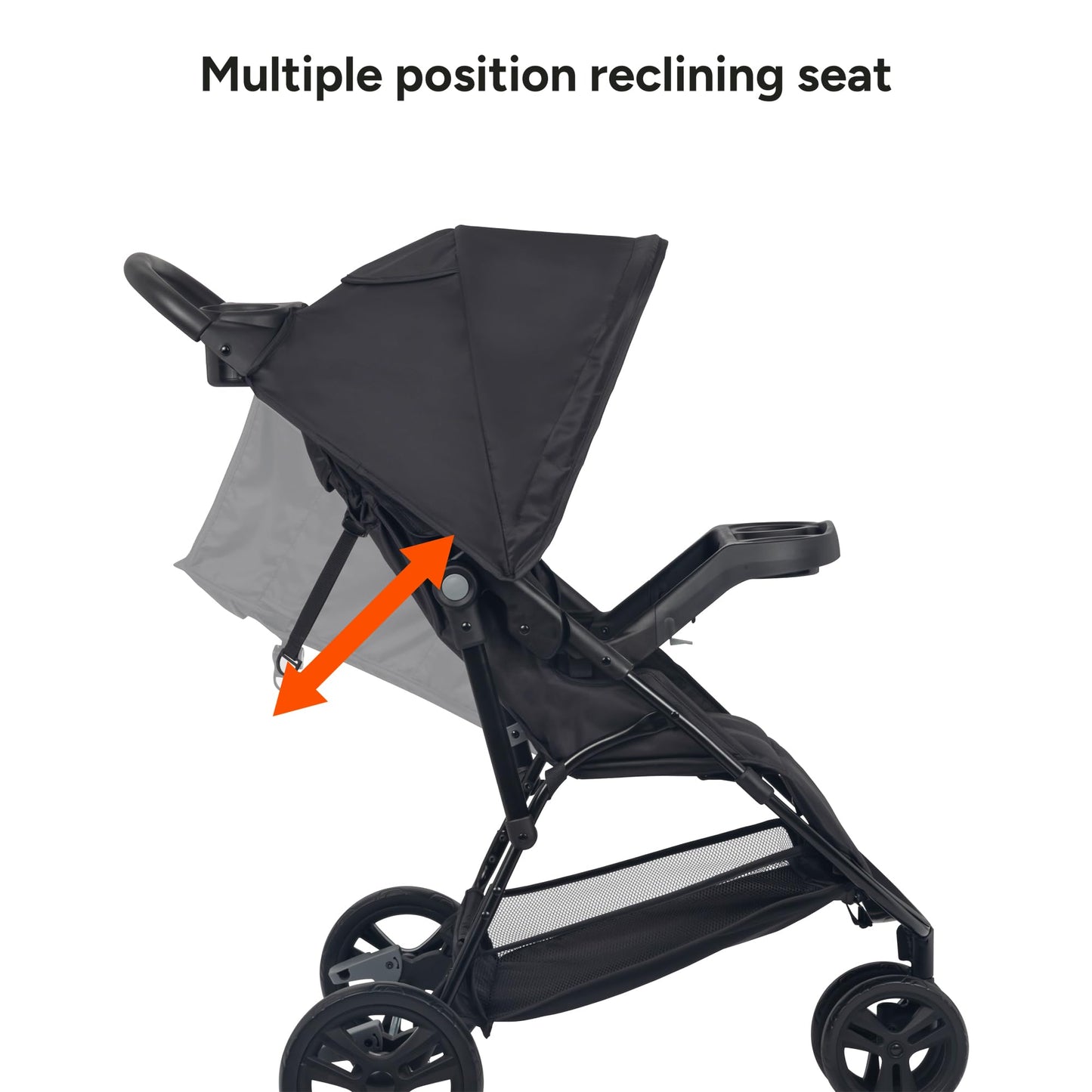 Baby Trend Venture 3-Wheel Stroller Travel System, Stellar Grey