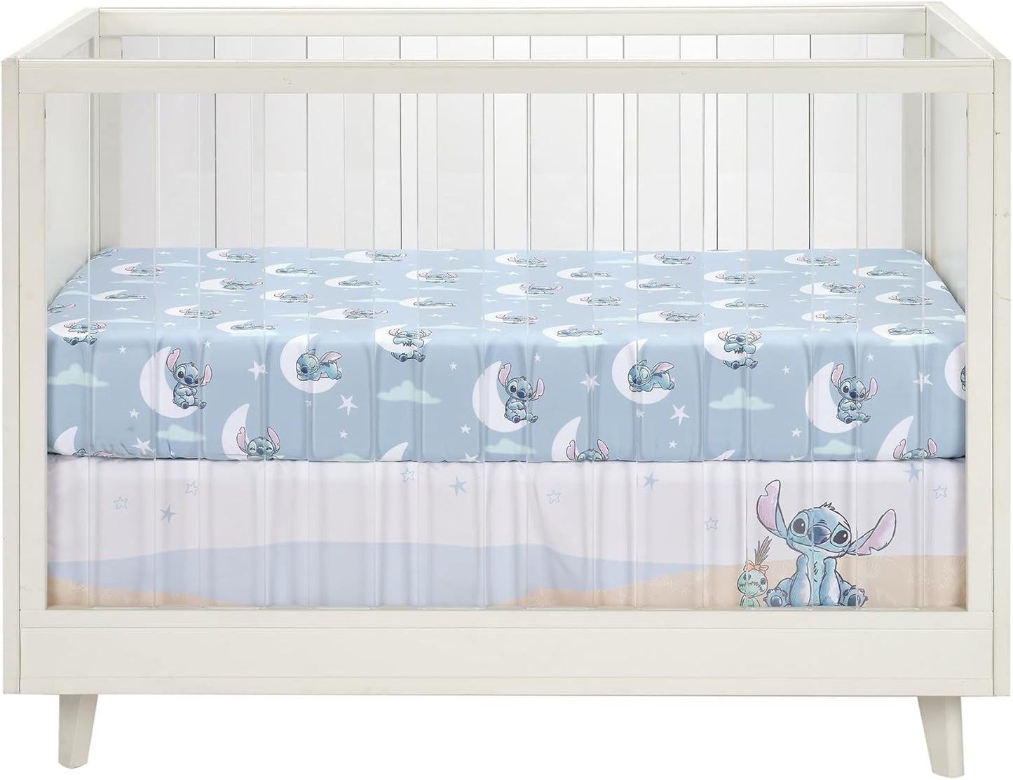Bedtime Originals Disney Baby Stitch 3-Piece Blue Nursery Crib Bedding Set