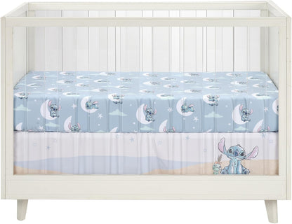 Bedtime Originals Disney Baby Stitch 3-Piece Blue Nursery Crib Bedding Set