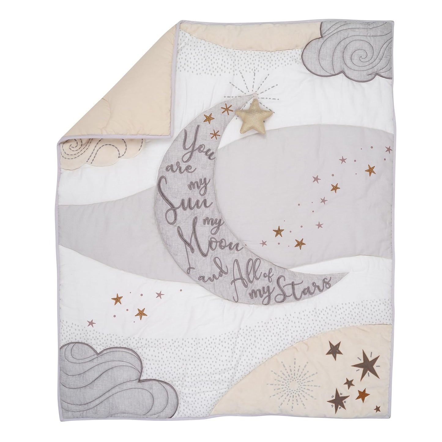 Lambs & Ivy Disney Baby Pooh Bear & Pals Cotton 3Piece Nursery Crib Bedding Set