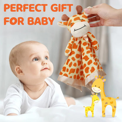 Pro Goleem Elephant Security Blanket, Soft Lovey Unisex Lovie Baby Gifts for Boys and Girls Snuggle Toy Stuffed Animal Newborn Essentials and Items Grey 16 Inch