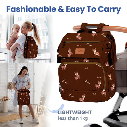 PILLANI Baby Diaper Bag Backpack - Baby Bag for Girls & Boys, Large Waterproof Toddler Diaper Backpack - Baby Shower Gifts & Registry Must Haves - Travel Diaper Bags with Changing Pad - Newborn Stuff