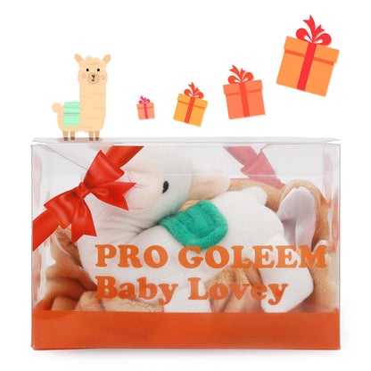 Pro Goleem Elephant Security Blanket, Soft Lovey Unisex Lovie Baby Gifts for Boys and Girls Snuggle Toy Stuffed Animal Newborn Essentials and Items Grey 16 Inch